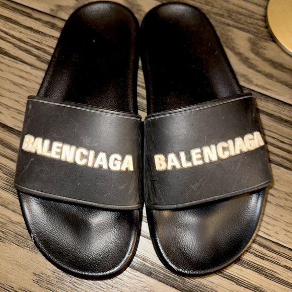 Balenciaga Logo Sport Slide - Picture 1 of 5